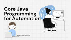 Core Java Programming for Automation
